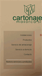 Mobile Screenshot of cartonajesmallorca.com